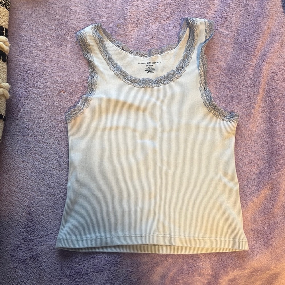 Brandy Melville Blue Lace Tank